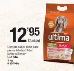 SPAR Fragadis Última - comida sabor pollo para perros medium max junior o senior oferta