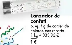 TEDi Lanzador de confeti oferta