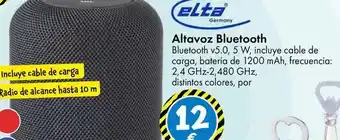 TEDi Elta - altavoz bluetooth oferta