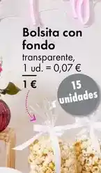 TEDi Bolsita con fondo oferta