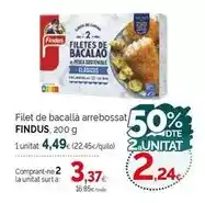 Condis Findus - filet de bacallà arrebossat oferta