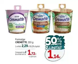 Condis Cremette - formatge oferta