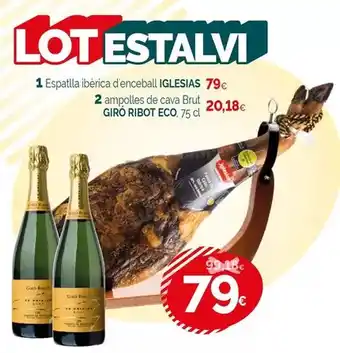 Condis Iglesias - espatlla iberica d'enceball oferta