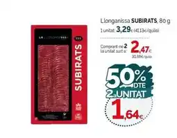 Condis Subirats - llonganissa oferta
