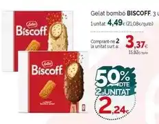 Condis Nestlé - gelat bombo biscoff oferta