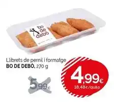 Condis Bo de debò - llibrets de pernil i formatge oferta