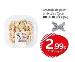 Condis Bo de debò - amanida de pasta amb salsa césar oferta