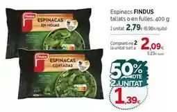 Condis Findus - espinacs oferta