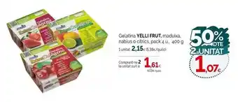 Condis Gelatina frut, maduixa, nablus o citros oferta