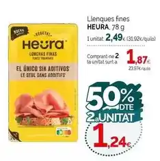 Condis Heura - llenques fines oferta