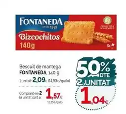 Condis Fontaneda - biscuit de mantega oferta