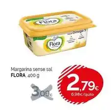 Condis Flora - margarina sense sal oferta