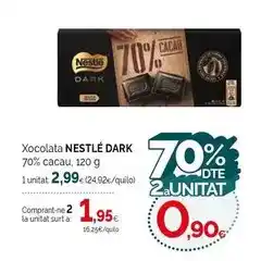 Condis Nestlé - xocolata dark oferta