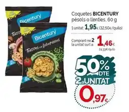 Condis Bicentury - coquetes pèsols o llenties oferta