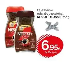 Condis Nescafé - cafe soluble natural o descafeïnat oferta
