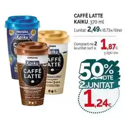 Condis Kaiku - caffe latte oferta