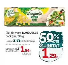 Condis Bonduelle - blat de moro oferta