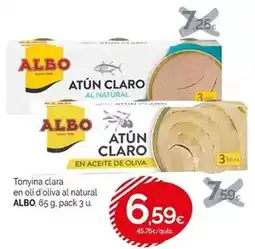 Condis Albo - tonyina clara en oli d'oliva al natural oferta