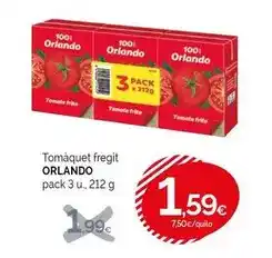 Condis Orlando - tomaquet fregit oferta