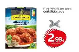 Condis Carretilla - albondigas con sala de toste oferta