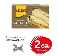 Condis Albo - filet de verat en oli d'oliva oferta