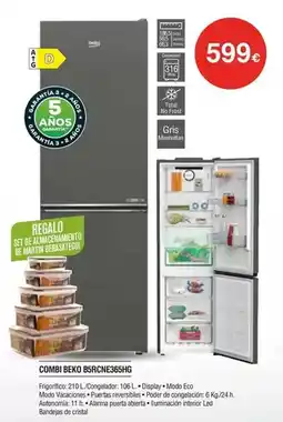 Milar Cristal - combi brcne35chg oferta