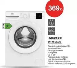 Milar Beko - lavadora bm147l3922w oferta