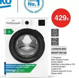 Milar Energy - lavadora bm3wft394wb oferta