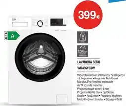 Milar Beko - lavadora wra8615xw oferta
