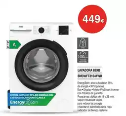 Milar Beko - lavadora bm3wff31041wb oferta