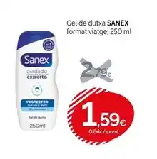 Condis Sanex - gel de dutxa oferta
