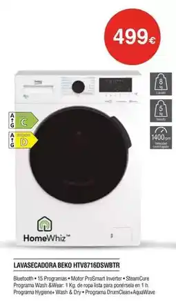 Milar Beko - lavasecadora htv871dswbtr oferta