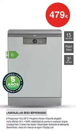 Milar Beko - lavavajillas oferta