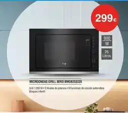 Milar Beko - microondas grill bmgb253es oferta