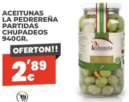 Díaz Cadenas Aceitunas la pedrereña partidas chupadeos oferta
