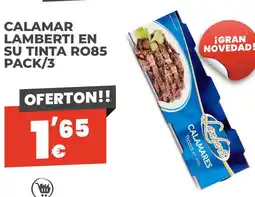 Díaz Cadenas Calamar lamberti en su tinta ro85 oferta