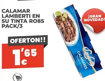 Díaz Cadenas Calamar lamberti en su tinta ro85 oferta