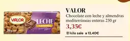 Sangüi Valor - chocolate con leche y almendras mediterráneas enteras oferta