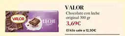 Sangüi Valor - chocolate con leche original oferta