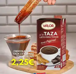 Sangüi Valor - chocolate a la taza listo para tomar oferta
