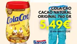 Sangüi Cola cao - cacao natural original oferta