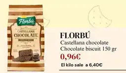 Sangüi Florbu - castellana chocolate biscuit oferta