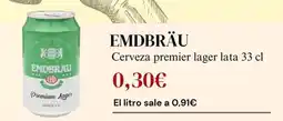 Sangüi Emdbrau - cerveza premier lager oferta