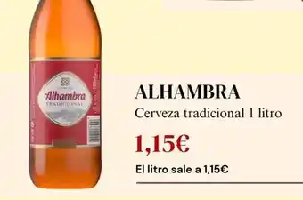 Sangüi Alhambra - cerveza tradicional oferta