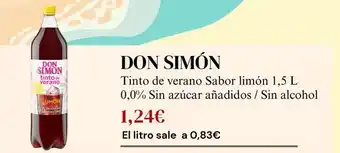 Sangüi Don simón - tinto de verano sabor limon oferta