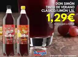Sangüi Don simón - tinto de verano clasico/ limon oferta