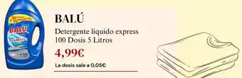 Sangüi Balu - detergente liquido express oferta