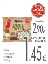 Valvi Supermercats Findus - ceba trossejada oferta