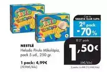 Supermercados Lupa Nestlé - helado pirulo mikolápiz oferta