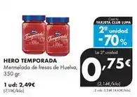 Supermercados Lupa Hero temporada - mermelada de fresas de huelva oferta